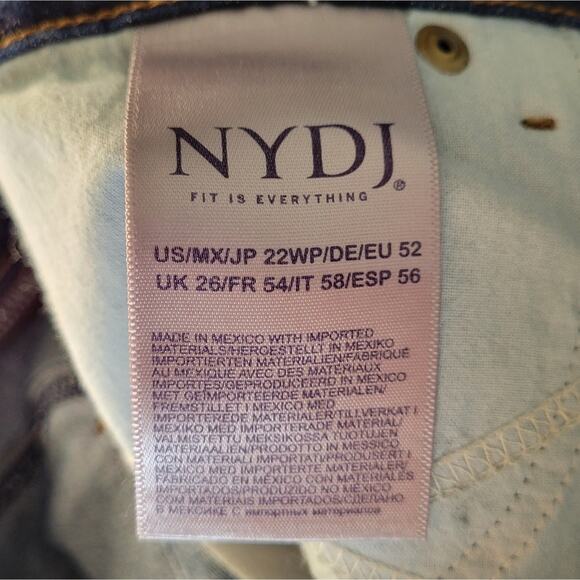NYDJ Marilyn Straight Jeans 22WP 22P - Picture 6 of 7